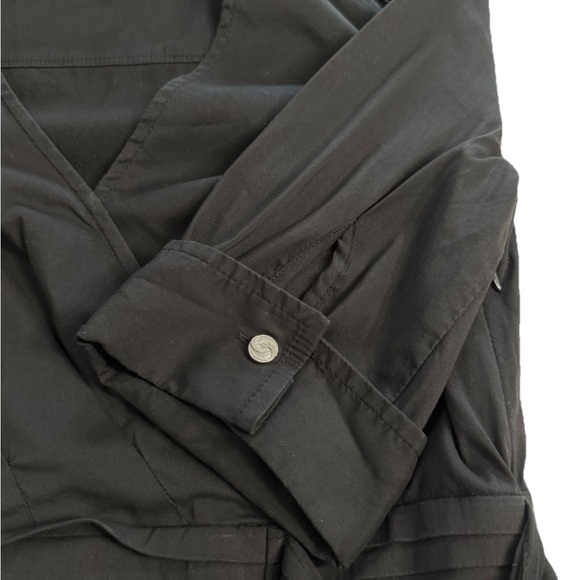 White House Black Market Black Wrap Dress Size 2 - Picture 5 of 11